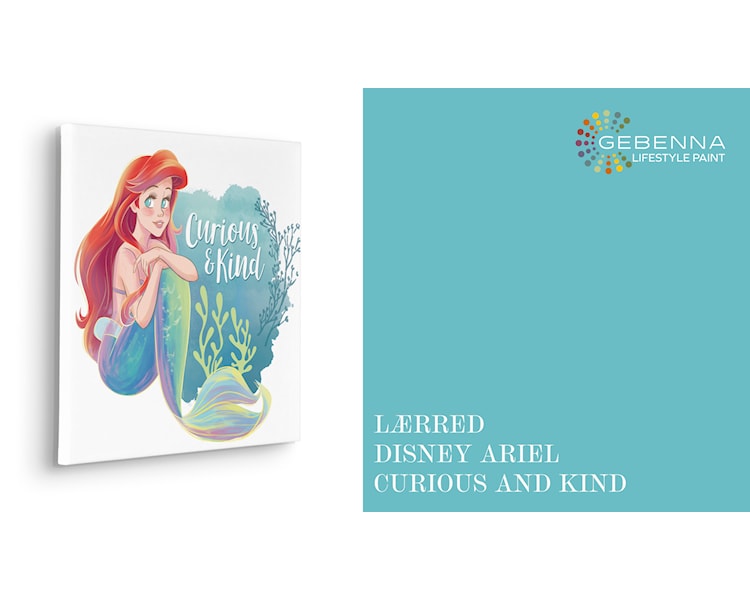 Lærred Disney Ariel Curious and Kind